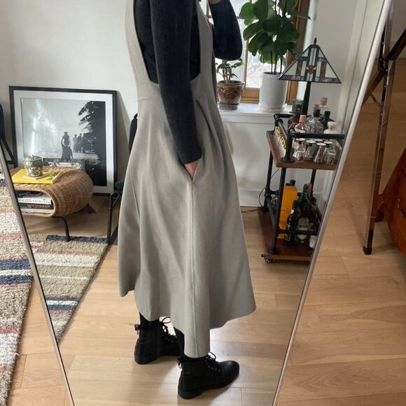 Grey wool coat dress set - Picture 7 of 8